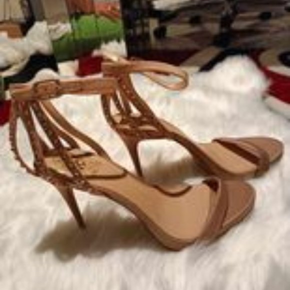 Vince Camuto (Daphery High Heel Dress Heeled Sandal) Rose Gold - Picture 4 of 6